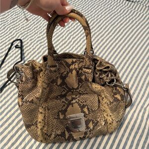 michael kors snakeskin handbag